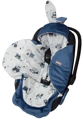 Produktbild von Bellochi Luxus Einschlagdecke für Babyschale 90x90cm | Universal 3- & 5-Punkt-Gurt kompatibel | Premium Baumwolle & Samt | Ganzjahres-Reisedecke für Neugeborene | Hypoallergen & Sicher