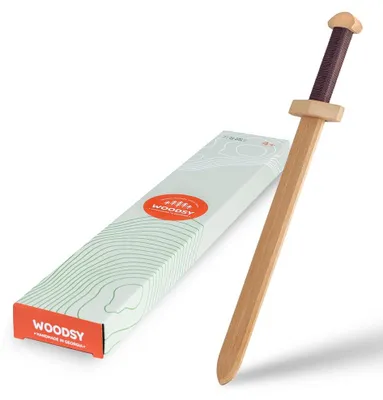 Obrázek produktu pro Dřevěné hračky Woodsy – meč v krabici – 52 x 9 x 4 cm pro děti