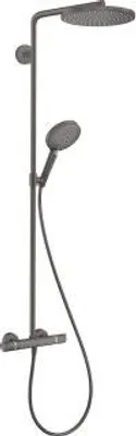 Obrázek produktu pro Sprchový systém hansgrohe Raindance S 240 1-jet, PowderRain, s termostatem, EcoSmart+, 28825340