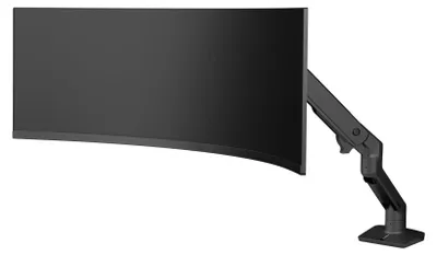 Produktbild von Ergotron HX Series HX ARM WITH VERY HEAVY DUTY PIVOT DESK, Klemme, 17 kg, 144,8 cm (57"), 100 x 100 mm, Höhenverstellung, Schwarz