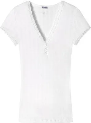 Produktbild von Schiesser Damen Shirt 1/2 - Agathe Gr. 40  weiss