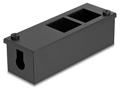 Zdjęcie produktu dla DeLOCK 81554, Skrzynka rozdzielcza, Metal, Czarny, 65 mm, 191 mm, 57 mm