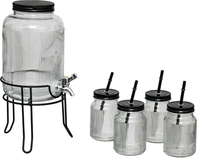 Zdjęcie produktu dla Dozownik do napojów 4 l + 4 szklanki 450 ml