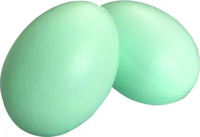 Produktbild von Osterbastelset für Kinder aus Pappmaschee mit 2 Ostereiern und 6 Acrylfarben