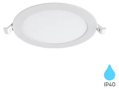 Produktbild von Braytron 12W LED Panel Einbaustrahler Deckenspot Ultra Flach Einbauleuchte Einbauspot 230V IP40 6500K Kaltweiß
