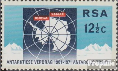 Produktbild von Briefmarken Südafrika 1971 Mi 404 (kompl.Ausg.) gestempelt Antarktisabkommen