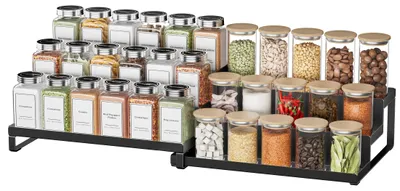 Immagine prodotto di Omgoods - Porta spezie estensibile con 3 ripiani per la cucina