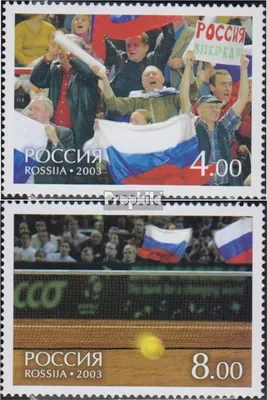 Produktbild von Briefmarken Russland 2003 Mi 1061-1062 (kompl.Ausg.) postfrisch Gewinn desTennis Davis Cups