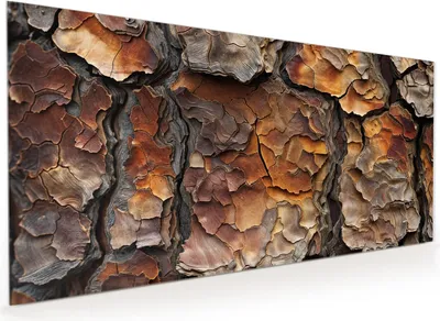Produktbild von Küchenrückwand Spritzschutz Glas mit Motiv Baumrindenstruktur 40 x 40 cm