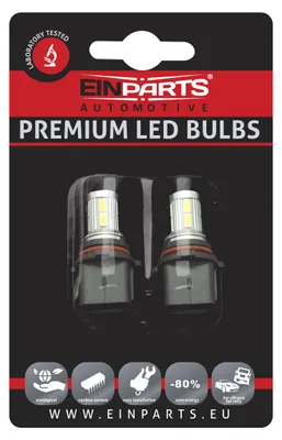 Zdjęcie produktu dla Einparts Żarówki Led P13W 8Smd 5630 Cree 12/24V Do Samochodów Z Barwą 6000K