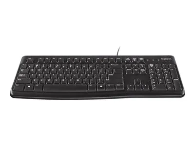 Zdjęcie produktu dla Logitech MK120, Przewodowa, USB, AZERTY, Czarny, Dołączona myszka