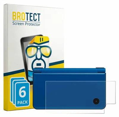 Produktbild von 6x Für Nintendo DSi XL (Gehäuse) Schutzfolie BROTECT Displayschutz Display Schutz Folie Klar Transparent