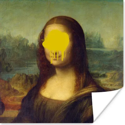 Produktbild von MuchoWow® Poster Mona Lisa - Leonardo da Vinci - Kunst 30x30 cm - Wandposter - Printing