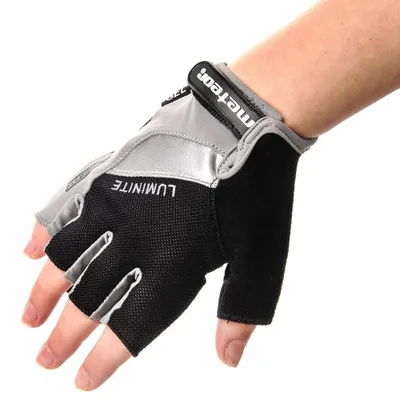 Obrázek produktu pro Cyklistické rukavice Meteor Gel GX21 Senior velikost S šedé