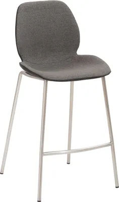 Produktbild von Barstuhl Mayer Sitzmöbel mySOLO 1176 49 x 49 x 96 cm Edelstahl/anthrazit + schwarz 1176-V4-524
