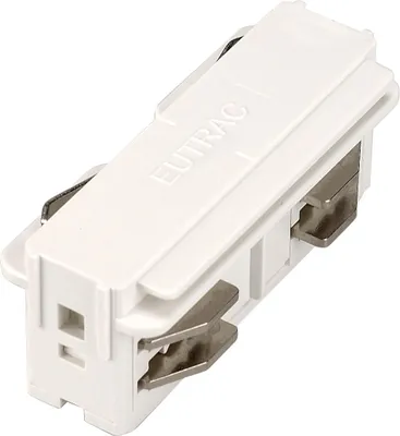 Produktbild von Eutrac 3 Phasen Längsverbinder, elektrisch, weiß