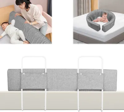 Per Lettino - Portatile Con Altezza Regolabile - Per Bambini Da 0 A 10 Anni 200 Cm Grigio 99280135