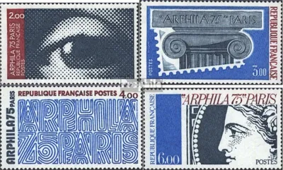 Produktbild von Briefmarken Frankreich 1975 Mi 1923-1926 (kompl.Ausg.) postfrisch ARPHILA