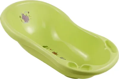 Produktbild von Baby Badewanne 84 cm Hippo Stöpsel grün Babywanne Wanne