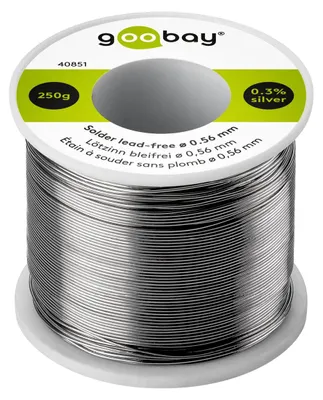 Productafbeelding van Loodvrij soldeertin ø 0,56 mm met vloeimiddel, 250 g