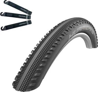 Immagine prodotto di 1 x pneumatico per bicicletta Schwalbe Hurricane Performance E-50 57-622 (29 x 2,25") incl. leva per pneumatici maxxi4you
