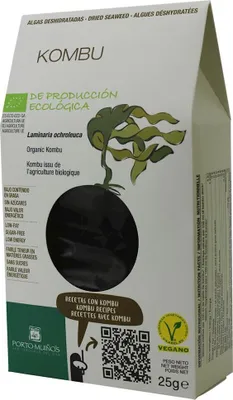 Produktbild von GETROCKNETE MEERESALGEN – KOMBU  25 g – PORTO MUINOS