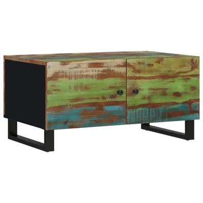 Produktbild von Couchtisch 80x50x40 cm Altholz Massiv & Holzwerkstoff