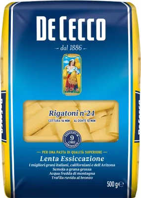 Produktbild von De Cecco Rigatoni Pasta – 24 x 500 g