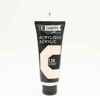 Obrázek produktu pro Akrylová barva 100 ml - Buff Titanium Yellow č. 136