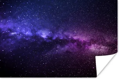 Produktbild von MuchoWow® Poster Sternenhimmel - Nacht - Weltraum 180x120 cm - Fotoplakat