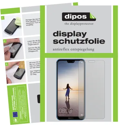 Produktbild von 2x Schutzfolie für Huawei P20 Lite matt Displayschutzfolie Folie Display Schutz