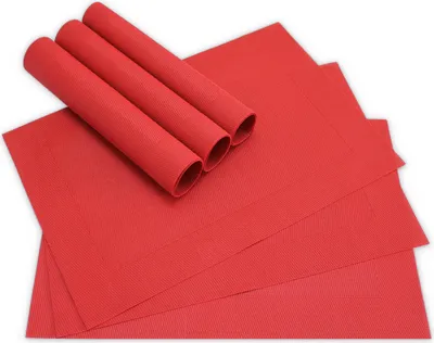 Produktbild von Tischsets BORDA 6er Set Rot als Tischuntersetzer