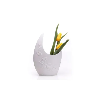 Obrázek produktu pro Porcelánová váza s ornamentem – ručně vyrobená v Durynsku