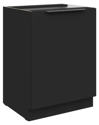 Produktbild von Küchen Unterschrank 60 cm SIENA Schwarz Küche Küchenzeile Küchenblock