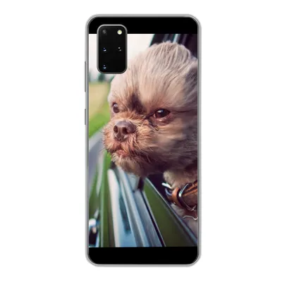 Produktbild von MuchoWow® Handyhülle Schutzhülle Hülle für Samsung Galaxy S20 Plus Hund - Auto - Tier Silikon Softcase Handy Hülle - Hartschale