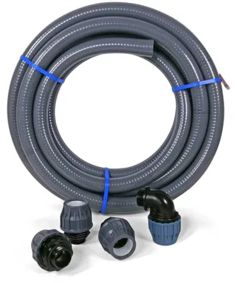 Produktbild von Poolanschluss-SET 12 m Poolflex PVC Druckschlauch Ø 50 mm + Fittinge