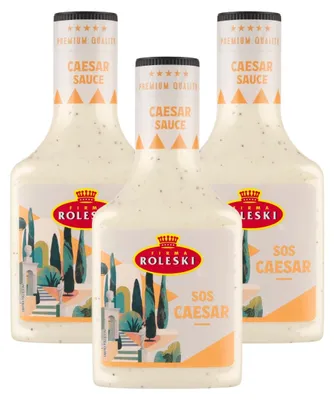 Produktbild von Roleski Caesar Dressing 3x 300g - cremige Sauce mit Parmesan Caesar Salat
