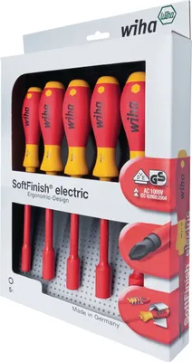Immagine prodotto di Wiha SoftFinish elettrico 322 - Set di cacciaviti