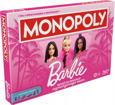 Zdjęcie produktu dla Gra planszowa Monopoly Edycja Barbie Hasbro