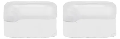 Image de Lot de 2 capuchons de protection pour brosses à dents électriques, capuchons amovibles pour les voyages, blanc