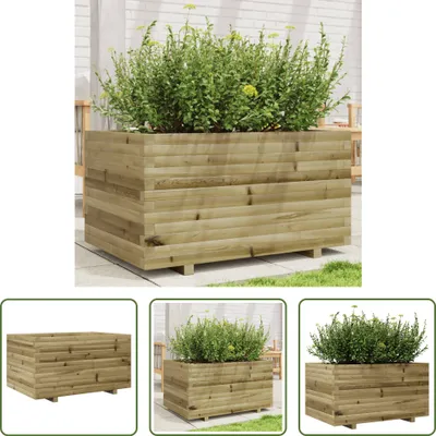 Produktbild von The Living Store Pflanzkübel 90x60x49,5 cm Kiefernholz Imprägniert