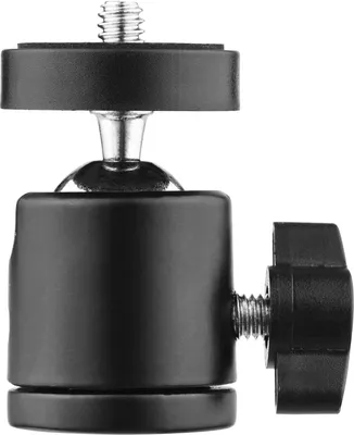 Obrázek produktu pro 1 kus mini otočná kulová hlava stativové hlavy 360stupňový otočný připojovací adaptér základny s univerzálními 1/4palcovými šroubovými úchyty pro DSLR-ILDC fotoaparát DV stativ monopod světelný stojan