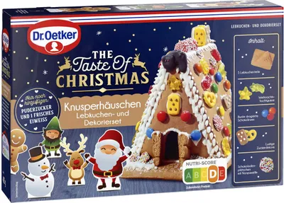 Produktbild von Dr. Oetker-Knusper-Häuschen Lebkuchenhaus Advent Weihnachten 403g