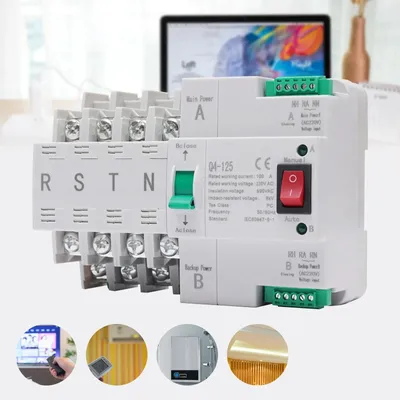 Obrázok produktu pre Výkonový istič – istič vedenia – 100 A – AC 220 V – pre domácnosť a priemysel