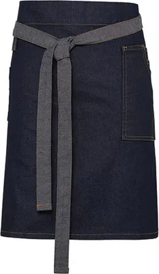 Produktbild von Premier Workwear PR135 | Schürze Division Waxed Look Denim Waist Apron - Farbe: Indigo Denim (ca. Pantone 2767) - Größe: One Size