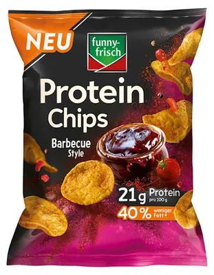 Produktbild von funny-frisch Protein Chips Barbecue Style 90g