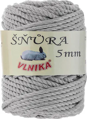 Produktbild von 500g Makrameegarn Snura 5mm Häkelgarn Macrame Flechtgarn Knüpfgarn