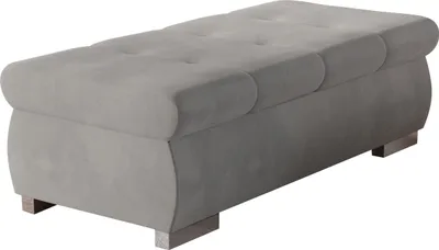 Produktbild von MIRJAN24 Sitzhocker Orkan Groß, Stilvoll Polsterhocker vom Hersteller, Moderne Wohnzimmer Hocker (Farbe: Uttario Velvet 2973)