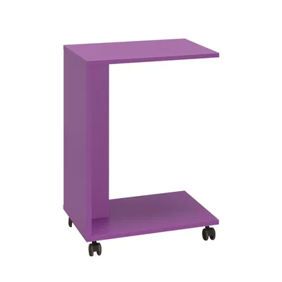Image de Skye Decor, Shp-108-Uu-1, table d'appoint, violet, 100 % ESPAGNE MÉLAMINE, 35 x 45 x 65 cm