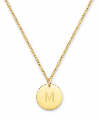 Produktbild von GD GOOD.designs Initialen Halskette Frauen Mädchen mit Gravur M Maren Marie Mela